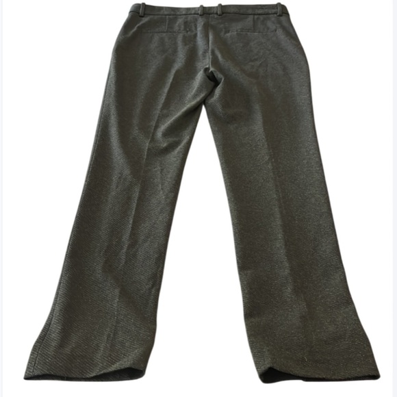 THEORY PINTUCK PANT KNIT TWILL 2 - Dark Grey Charcoal - Size 8 - Picture 3 of 13